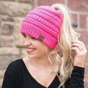 NEW CC Ponytail Beanie